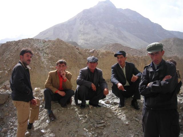 a group of men from Kirgisistan