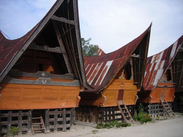 typische Batakarchitektur