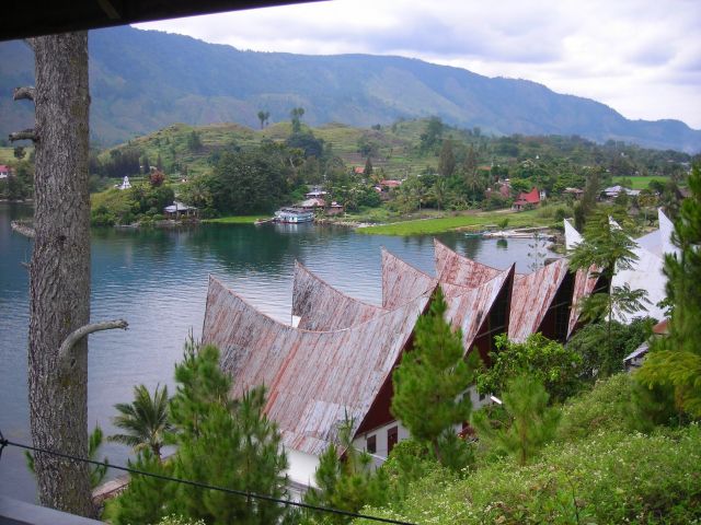 batakhouses at lake toba