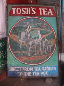 old tea advertisement
