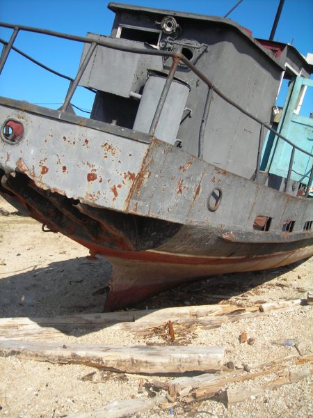 rusty fishingboat