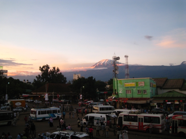 Kili seen from Moshi busstand