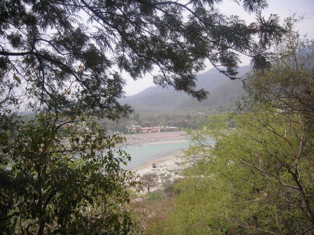 view from the beatles ashram