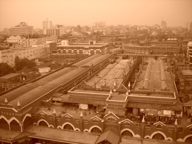 view over Kalkutta seen from the Blue and Beyond