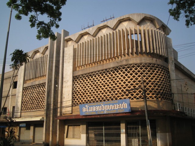 Cultural hall in Savannakhet, Laos