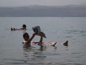 The Death Sea, the lowest point on earth!